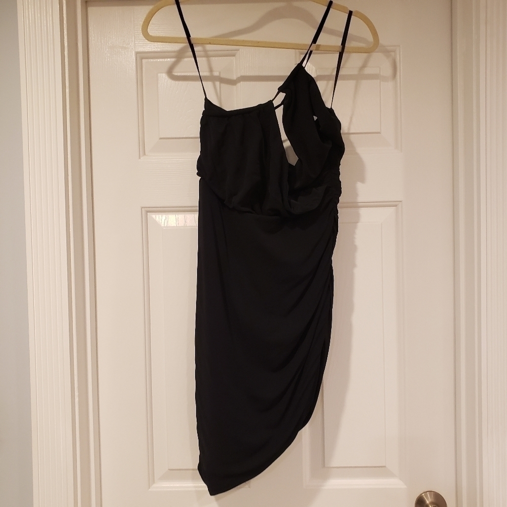 Revolve NBD Dominika Asymmetrical Strappy Mini Dress Small - Picture 3 of 6
